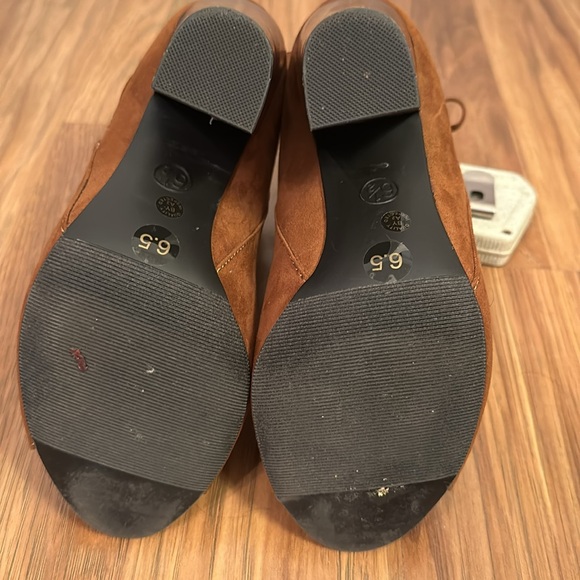 Ana peep toe suede boots size 6.5 - Picture 8 of 8
